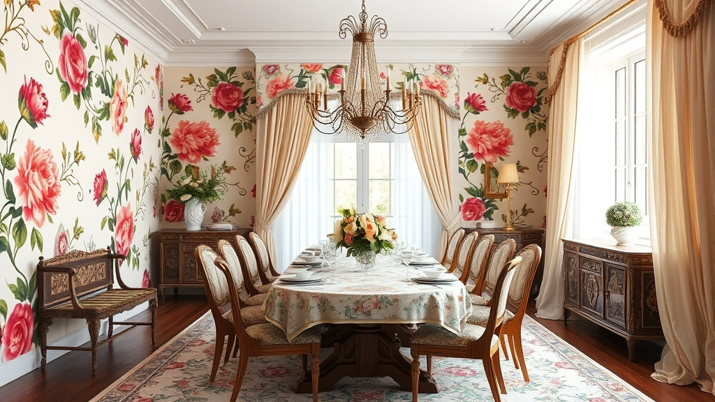 15 Breathtaking Rococo Patterns to Elevate Your Home Décor (Wait Until You See #9!) - 1. Floral Flourishes
