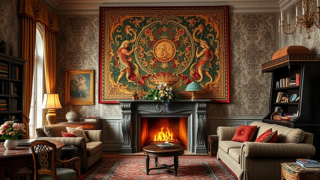 15 Breathtaking Rococo Patterns to Elevate Your Home Décor (Wait Until You See #9!) - 8. Textural Tapestries