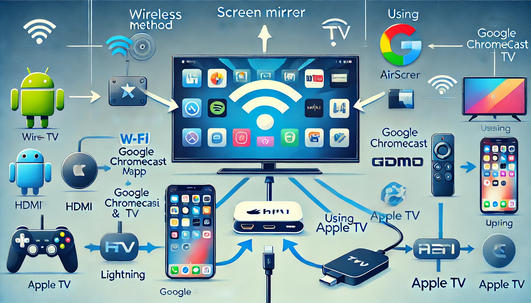 how to screen mirror an iPhone to an android tv
