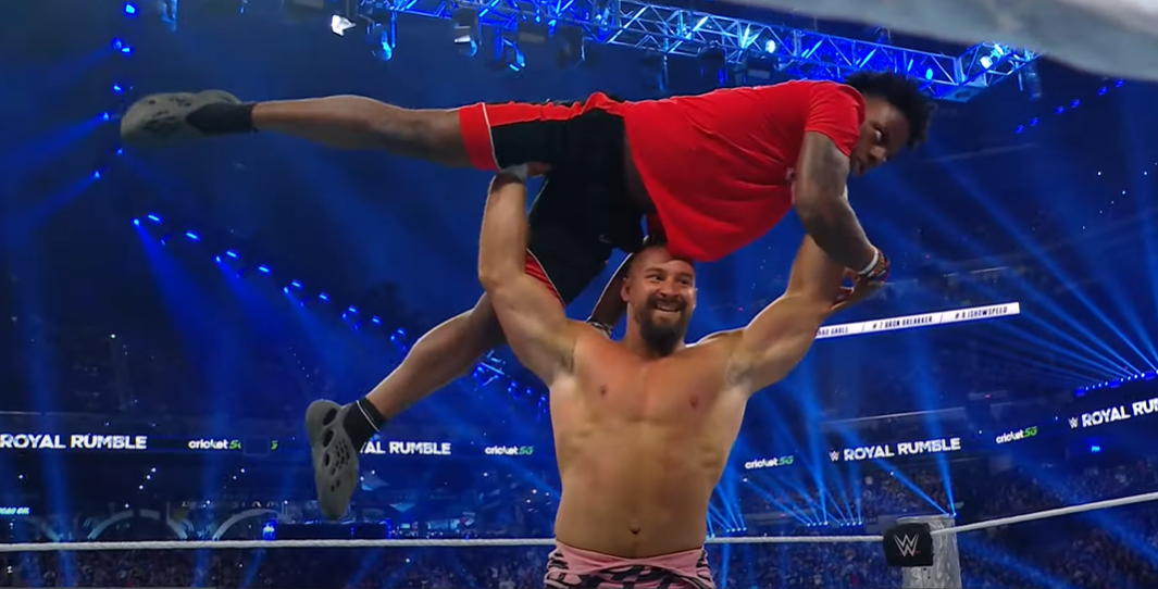 speed enters royal rumble 2025