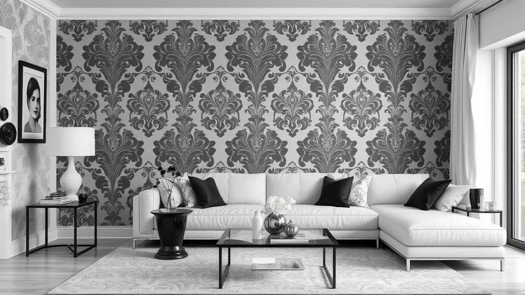 15 Breathtaking Rococo Patterns to Elevate Your Home Décor (Wait Until You See #9!) - 6. Majestic Monochrome